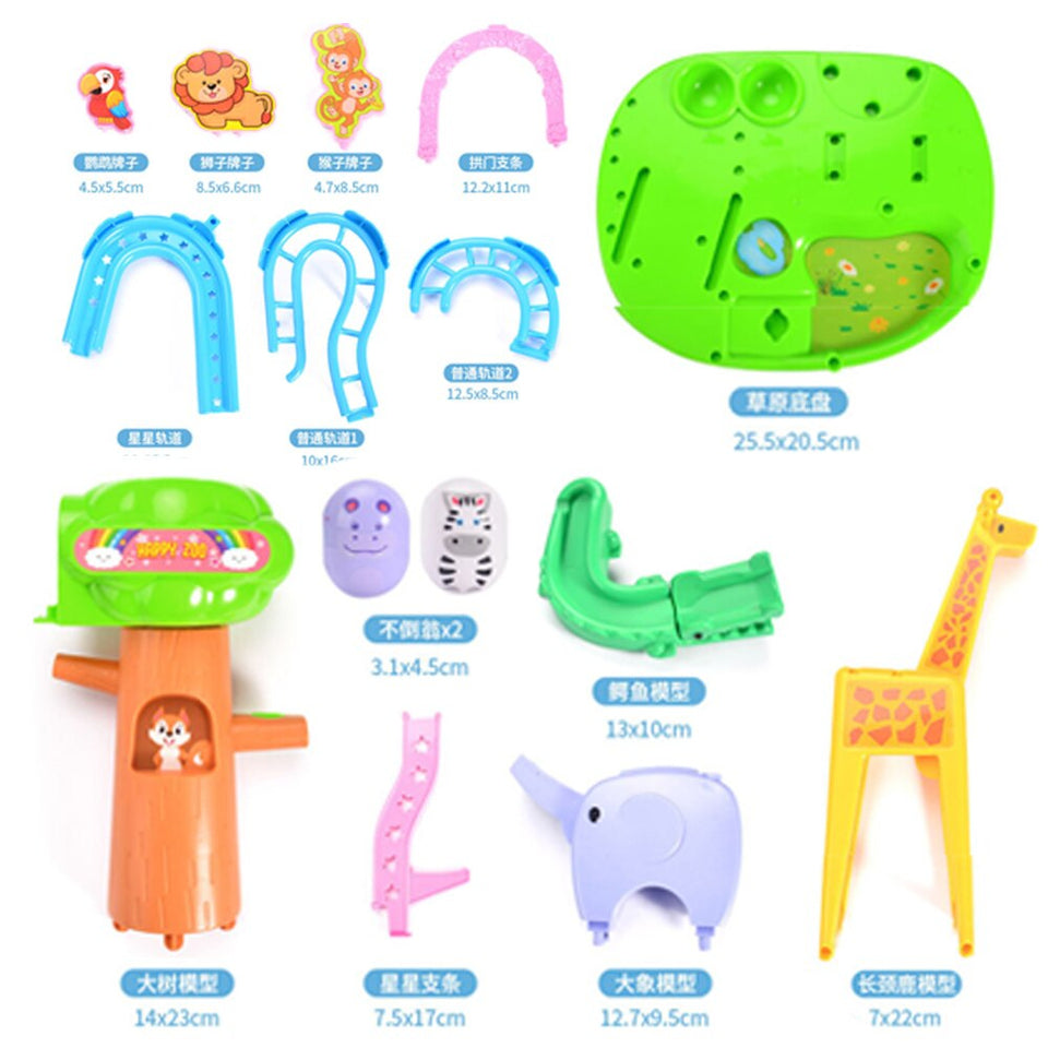 Zoo Slide™ - Creatieve constructies - Dieren Glijbaan