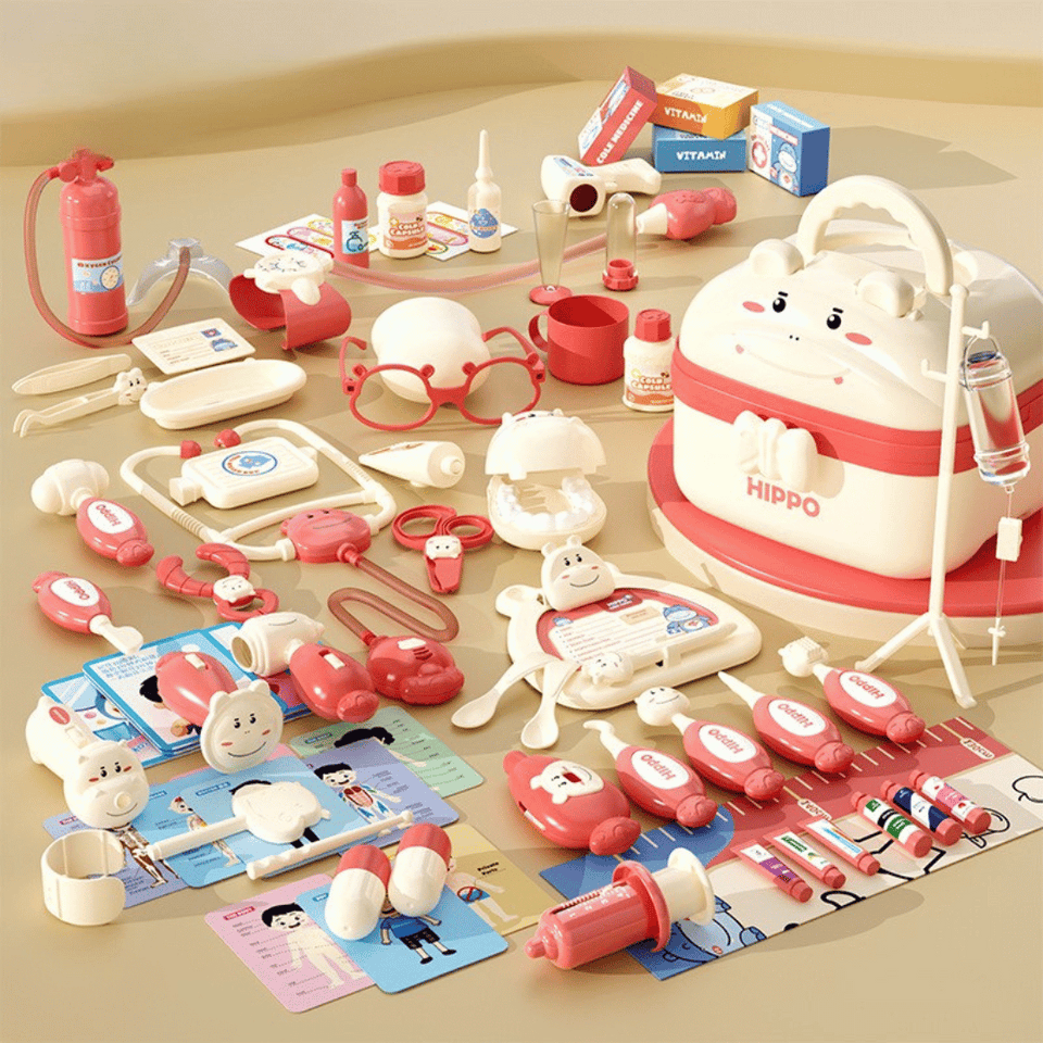 Hippo Doctors Set™ - Mini Dokters in Actie - Speelgoed Doktersset