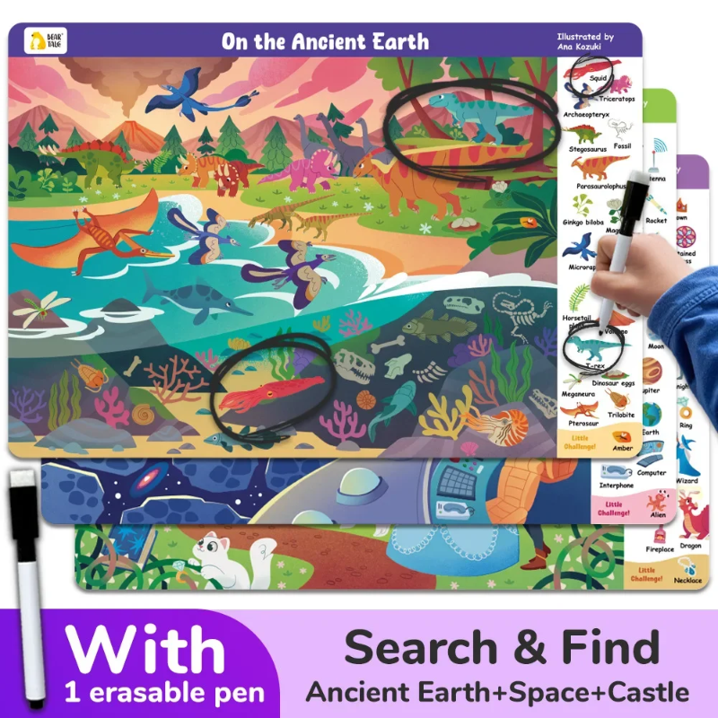 Search and Find Game – Leren & Speels – Activiteiten Boek