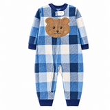 WarmBuddy – Schattig & Zacht – Baby Jumpsuit van Fleece met Cartoonprint
