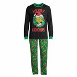 ChristmasGrinch – Speels & Gezellig – Familie Kerstpyjama met Grinchprint