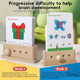 BrainyKids – Logisch & Leuk – Houten Educatief Kaartenspel