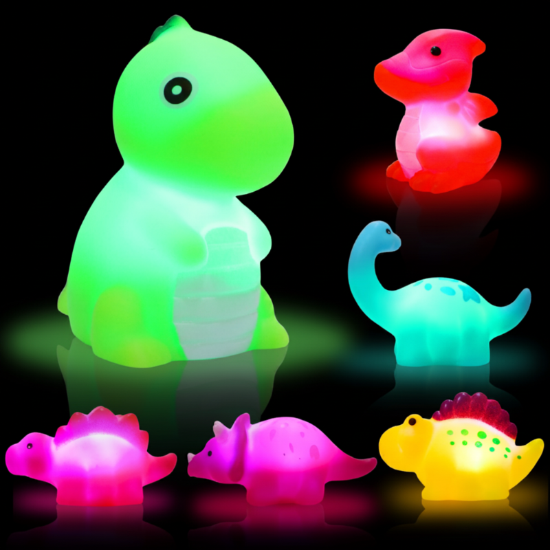 AquaGlow – Veilig & Educatief – Lichtgevend Bad Speelgoed Set