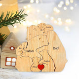 Family Puzzle™ – Gepersonaliseerd Moederdag Cadeau met Berenfamilie