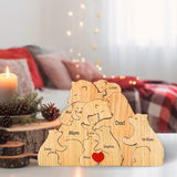 Family Puzzle™ – Gepersonaliseerd Moederdag Cadeau met Berenfamilie