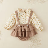 SweetPea – Baby Meisjes Outfit Met Ruffle En Bloemenprint