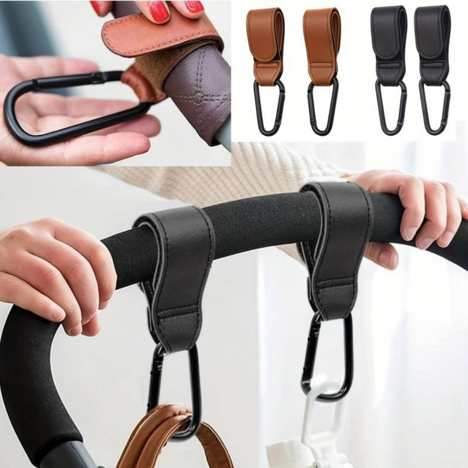 EasyCarry – Altijd Georganiseerd – Kinderwagenhaken Set