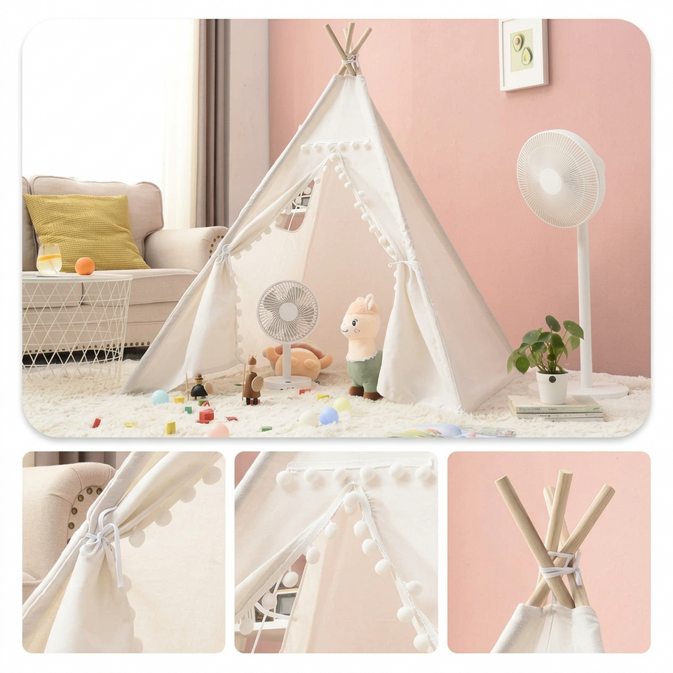 TipiFun – Speels & Gezellig – Kinder Tipi Speeltent
