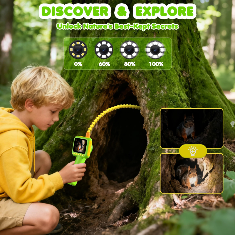 JuniorExplorer – Educatief & Ontdekkend – Borescoopcamera voor kinderen