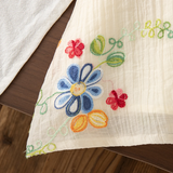 MiniFlora – Lichtgewicht & charmant – Geborduurde jurk voor peutermeisjes