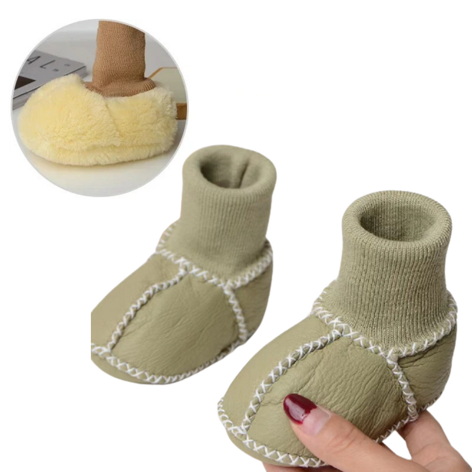 Mini Fashion™ | Warm & Knus - Baby slofjes