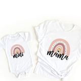Mini Fashion™ - Mama & Dochter - Matchende Shirt & Romper