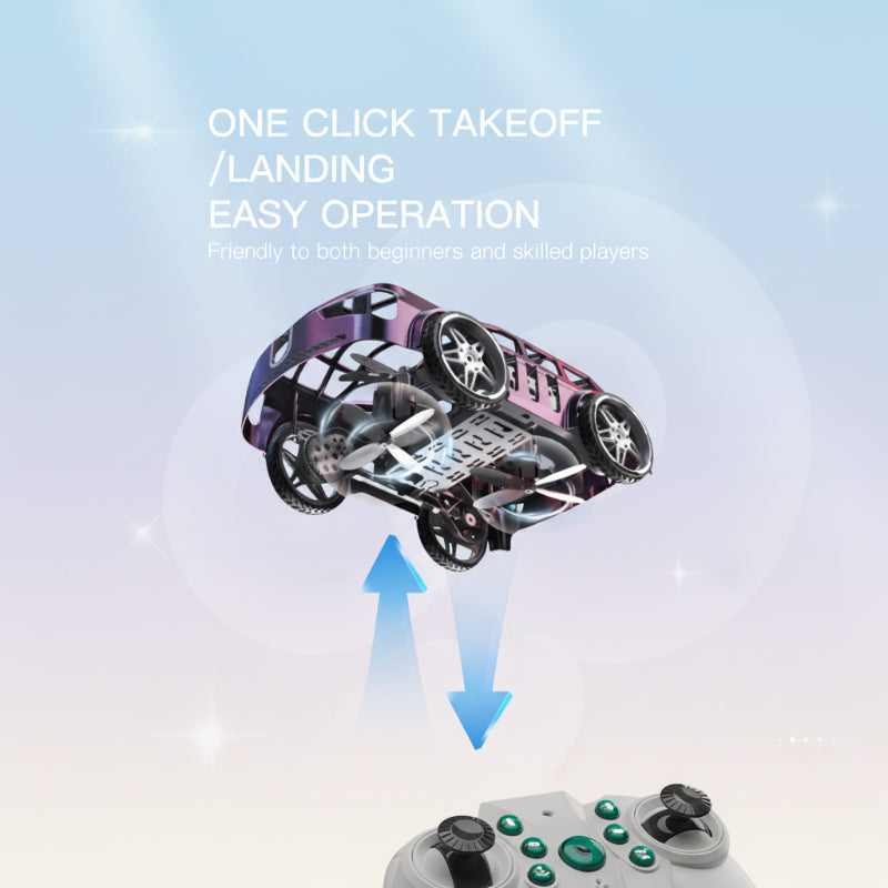 SkyDrive – Innovatief & Spectaculair – 2-in-1 RC Vliegende Auto & Drone met LED-Licht