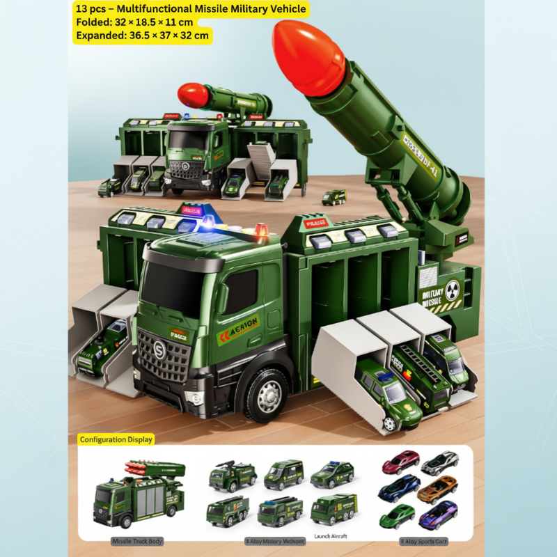 MegaTank – Stoer & Innovatief – Militaire Vrachtwagen