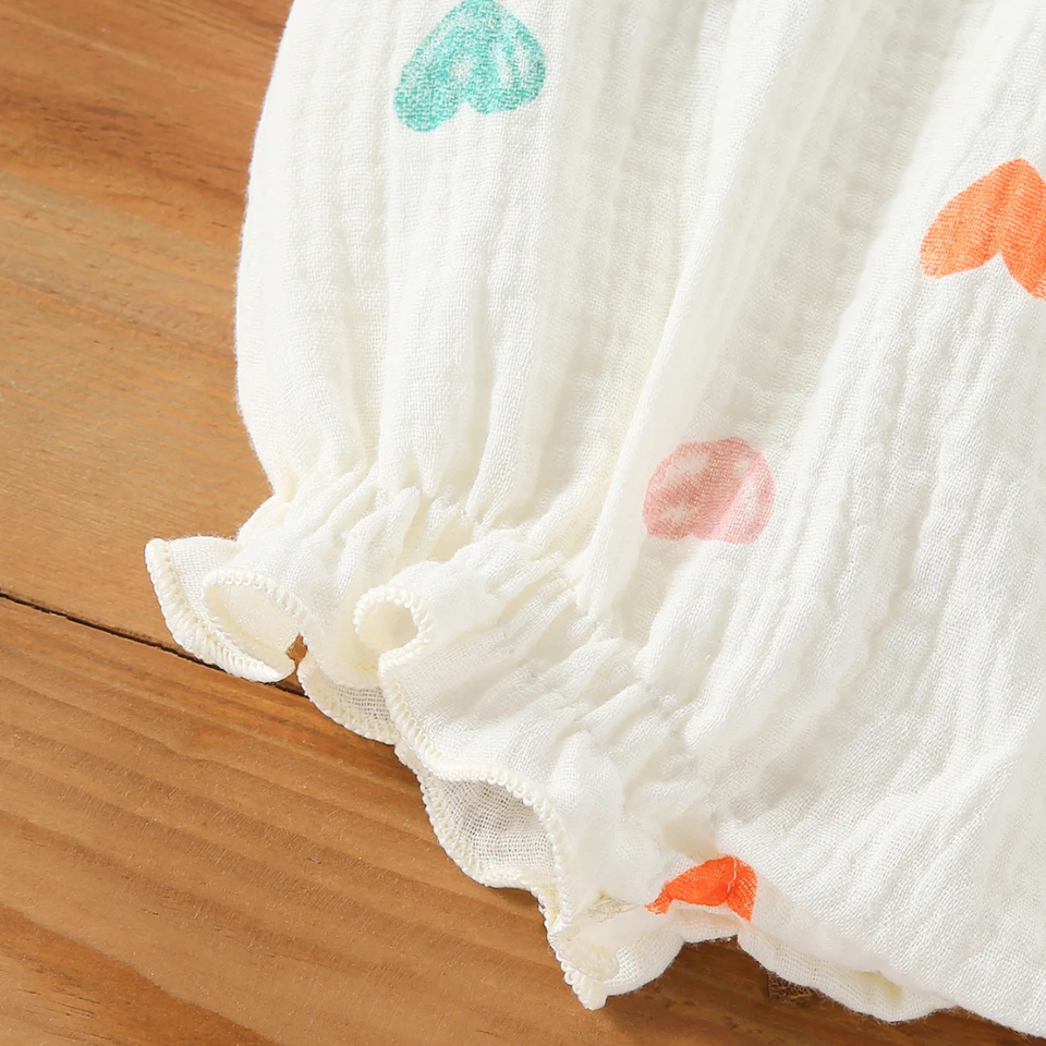 LittleBlossom – Zomers Comfort & Stijlvol – Baby Sling Bodysuit met Hoed
