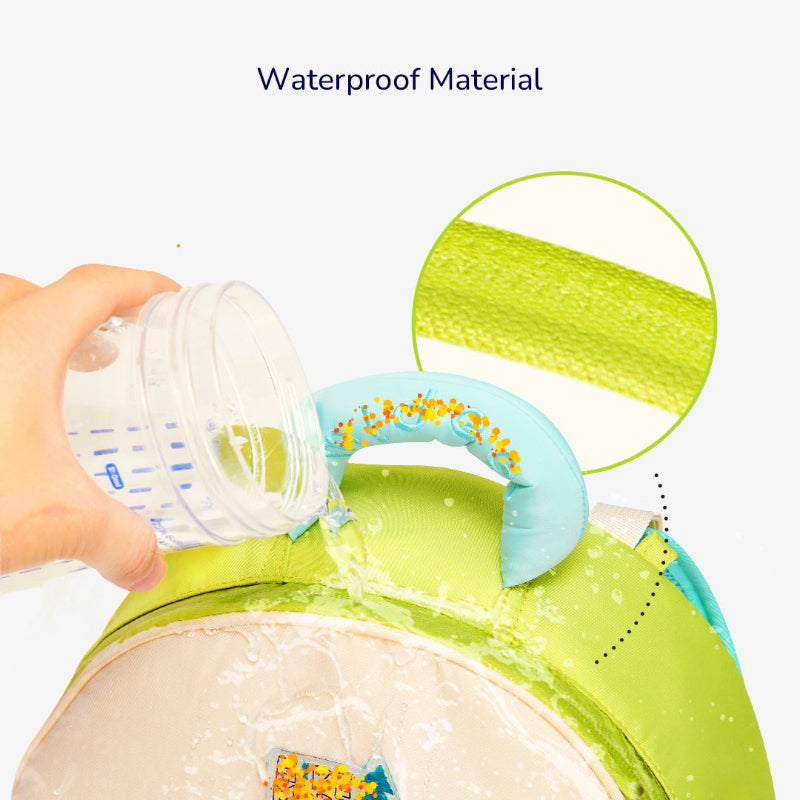 KidPack – Licht & Comfortabel – Lichtgewicht Schooltas met Waterfleshouder