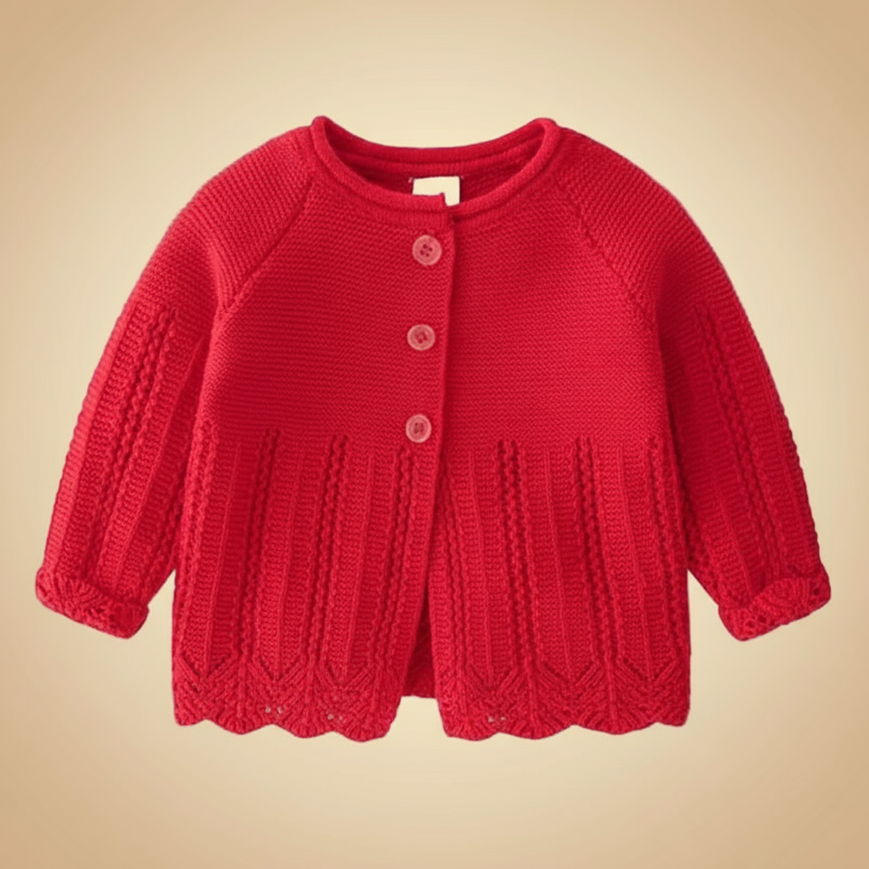 CozyCub – Comfortabel & Modieus – Gebreide Kinder Cardigan Sweater