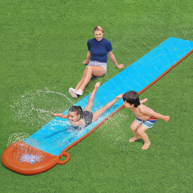 SlideMaster – Verkoelend & waterplezier – Speelmat voor buiten