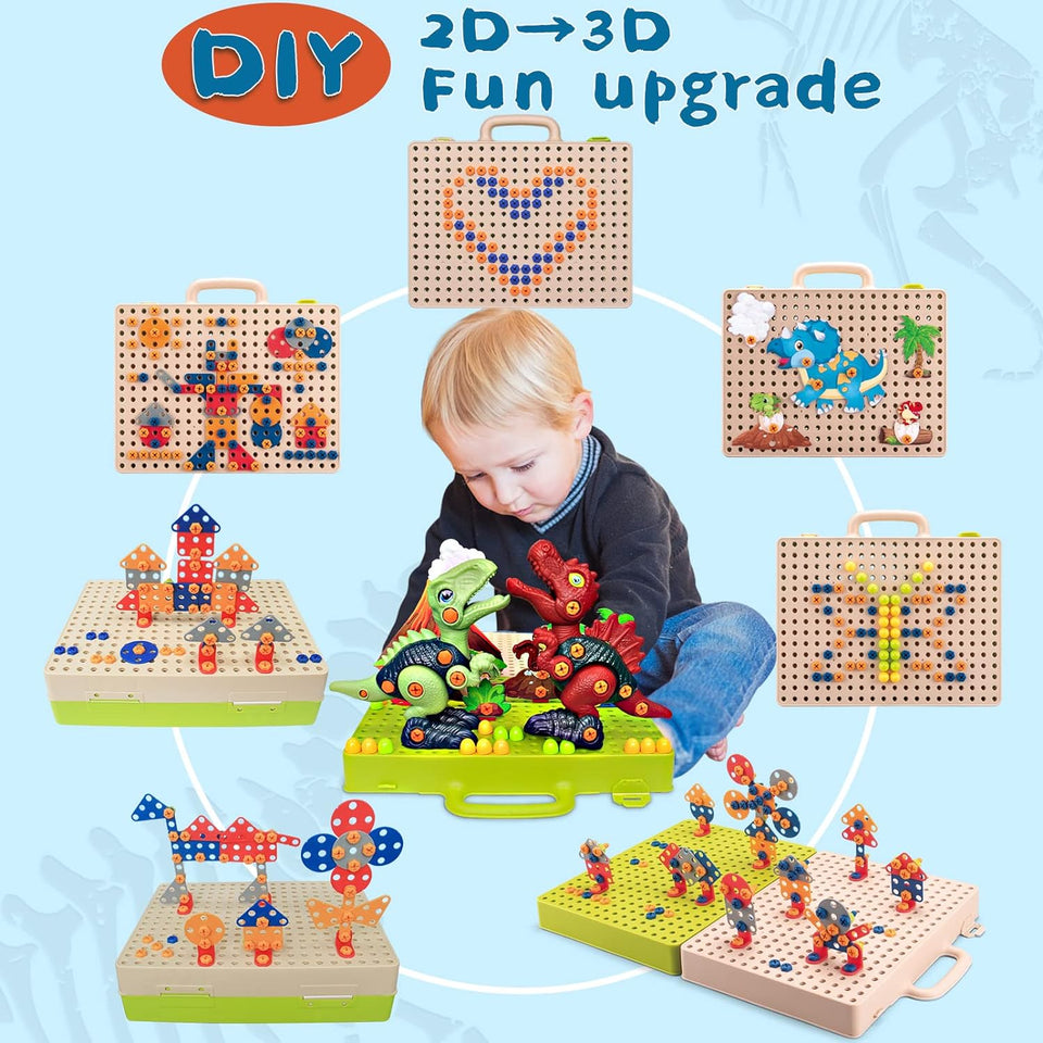 Little Dino Toolbox™ - Drill & Design - Dino Bouwspeelgoed