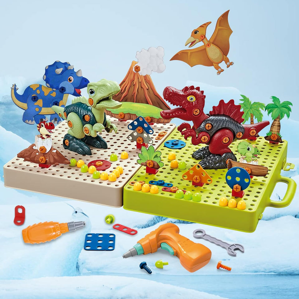 Little Dino Toolbox™ - Drill & Design - Dino Bouwspeelgoed