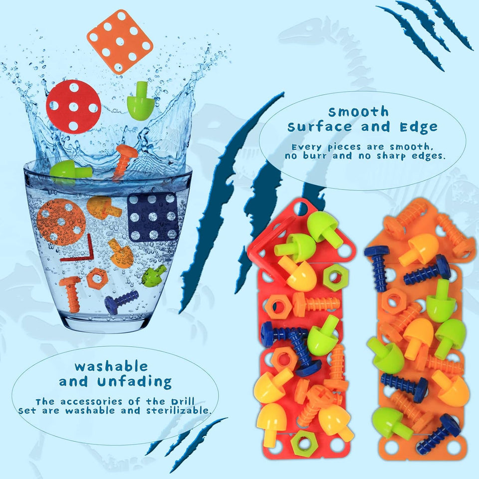 Little Dino Toolbox™ - Drill & Design - Dino Bouwspeelgoed