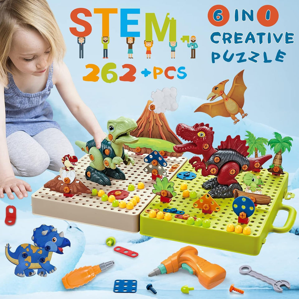 Little Dino Toolbox™ - Drill & Design - Dino Bouwspeelgoed