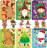 Christmas Stickerset™ - Speelse Winterwonderen - Stickervel Kerst