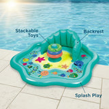 SplashPlay – Veilig & Leuk – Baby Zwembad met Zonnescherm