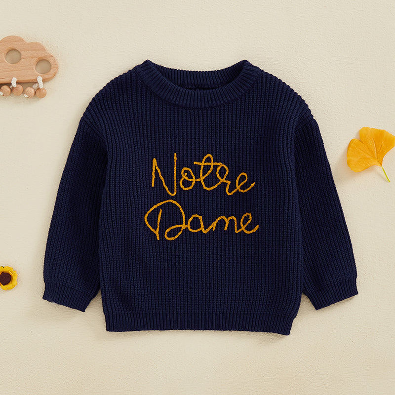 WarmWeave – Comfortabel & Speels – 'Notre Dame' Trui