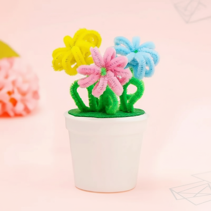 CraftBloom – Kleurrijk & Creatief – DIY Bloempot Knutselset