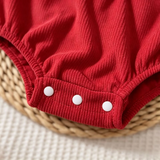 ChristmasCutie – Schattig & Feestelijk – Kerst Romper met Strik