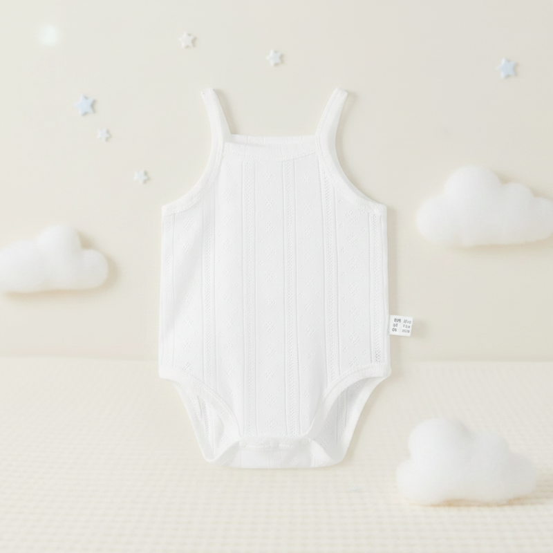 Summer Bodysuit – Luchtig & Comfort – Gebreide Baby Romper