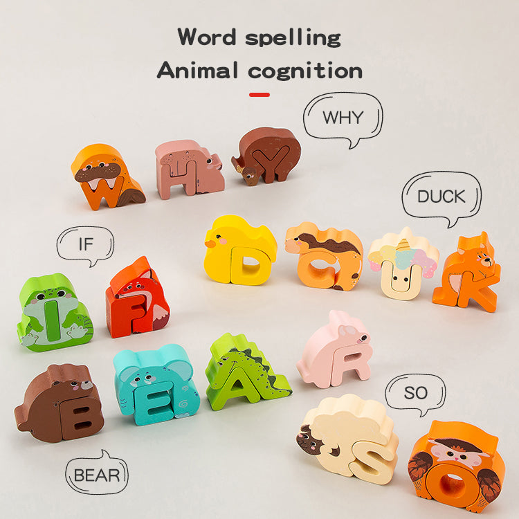 ZooLetters – Speels & Educatief – Dieren Alfabetpuzzel voor kinderen