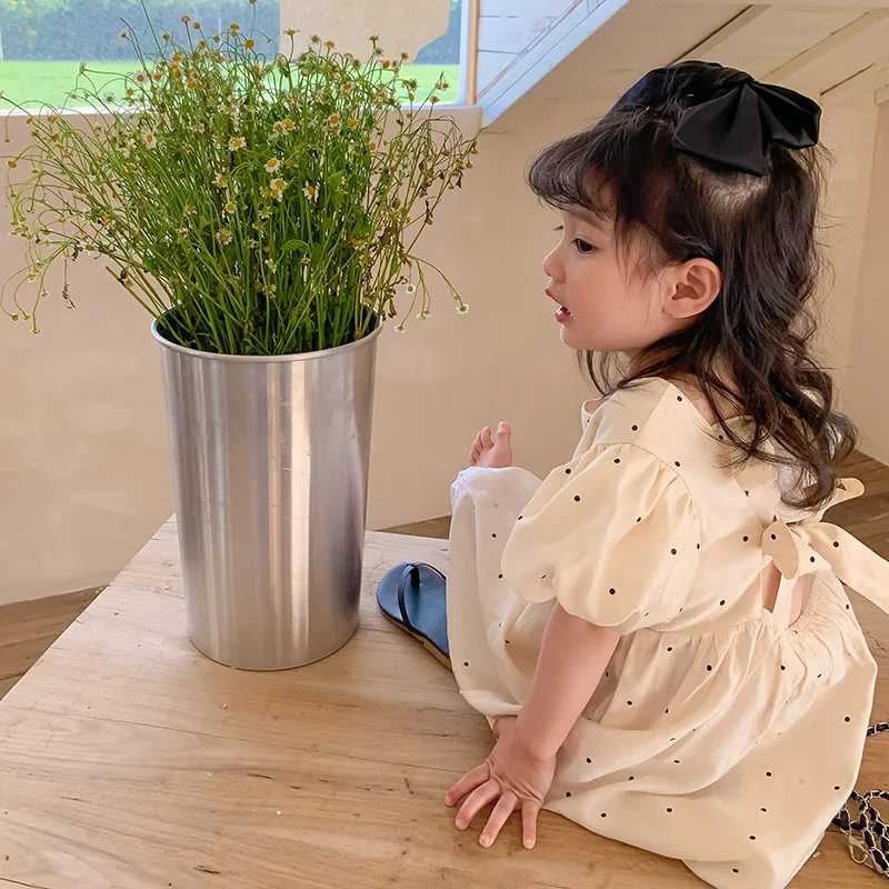 LittleTwinkle – Zacht & Comfortabel – Kinderjurk Met Dubbele Strikken