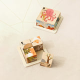 WoodMind – Creatief & Leerzaam – 6-in-1 Montessori Dieren Houten Puzzel