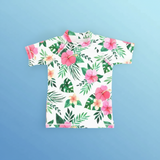 SunnyGuard – Zomers & Beschermend – Anti-UV Kinder Zwemshirt met Korte Mouwen