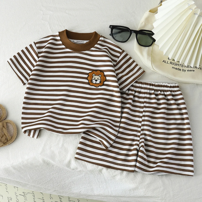 Kids Stripe Outfit – Trendy & Comfort – Zomer Kinder Outfit