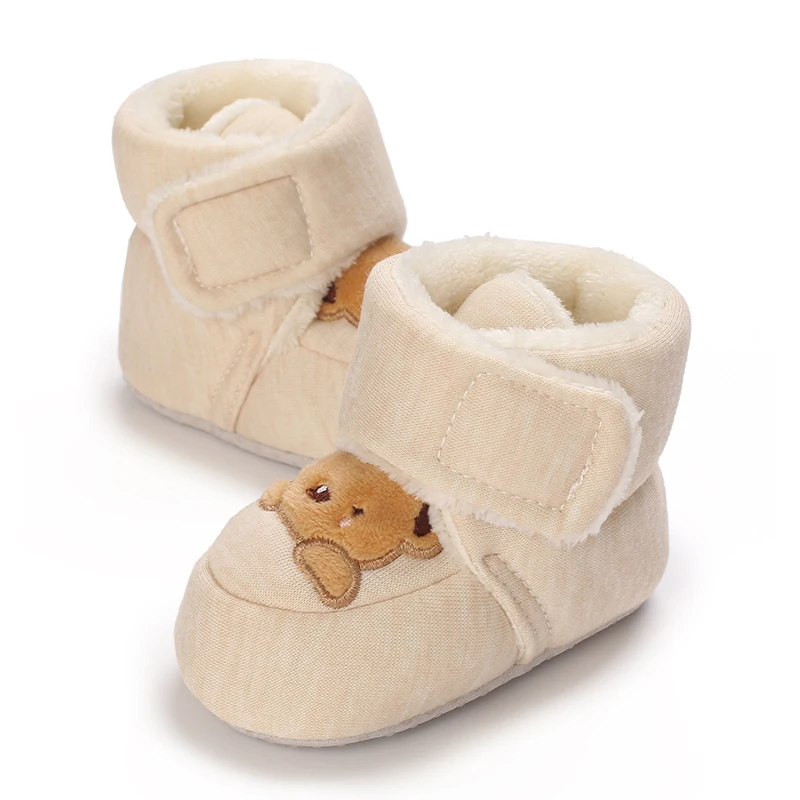 TinyBoots – Knus & Comfortabel – Pluche Babyschoenen voor Winter