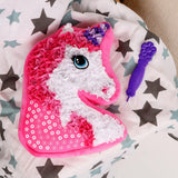 DIY Pillow™ - Pluizige pret - Pluche Eenhoorn kussen