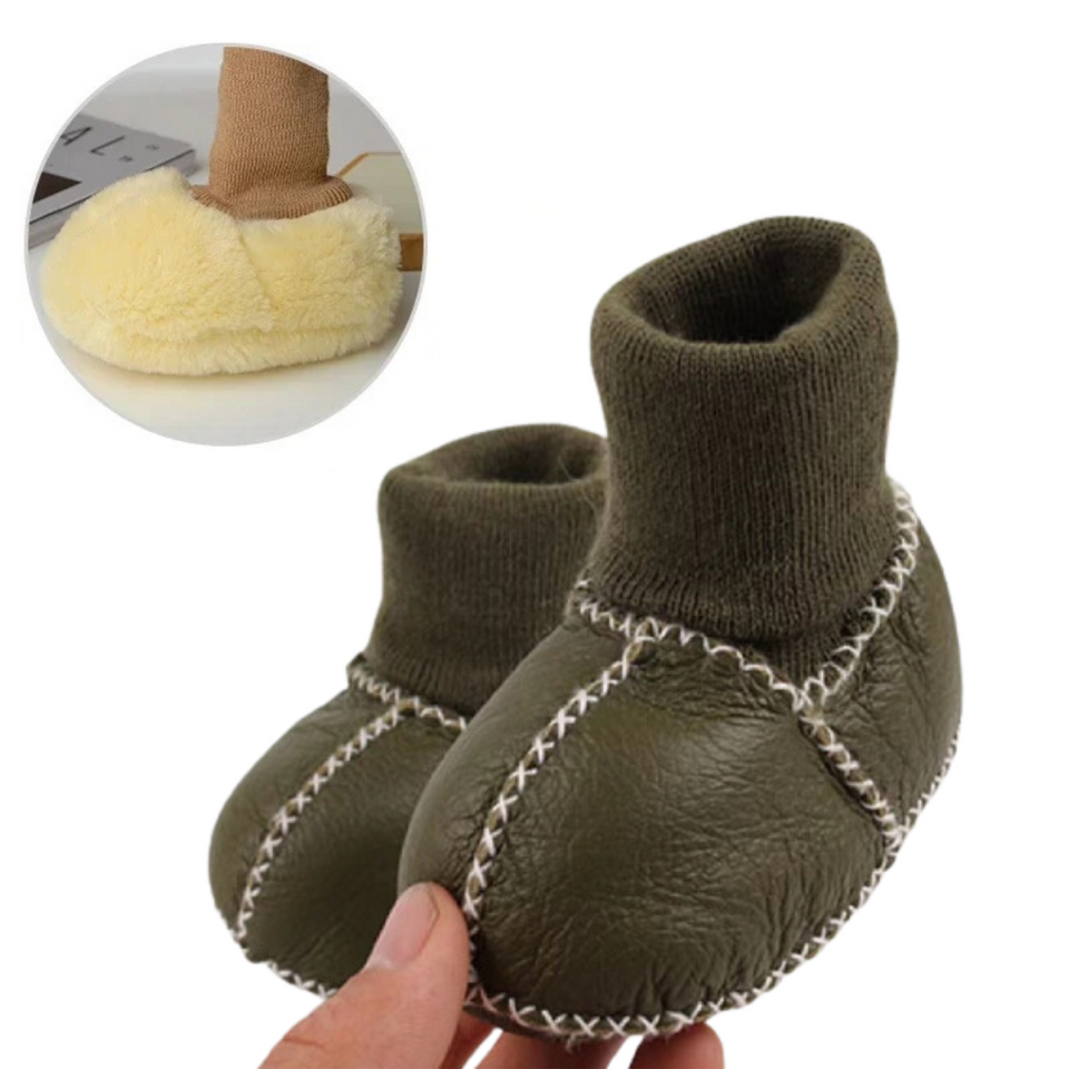 Mini Fashion™ | Warm & Knus - Baby slofjes