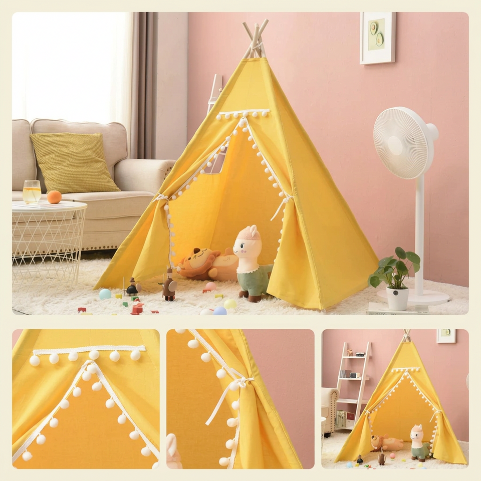 TipiFun – Speels & Gezellig – Kinder Tipi Speeltent