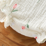 LittleBlossom – Zomers Comfort & Stijlvol – Baby Sling Bodysuit met Hoed