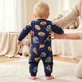 WarmBuddy – Schattig & Zacht – Baby Jumpsuit van Fleece met Cartoonprint
