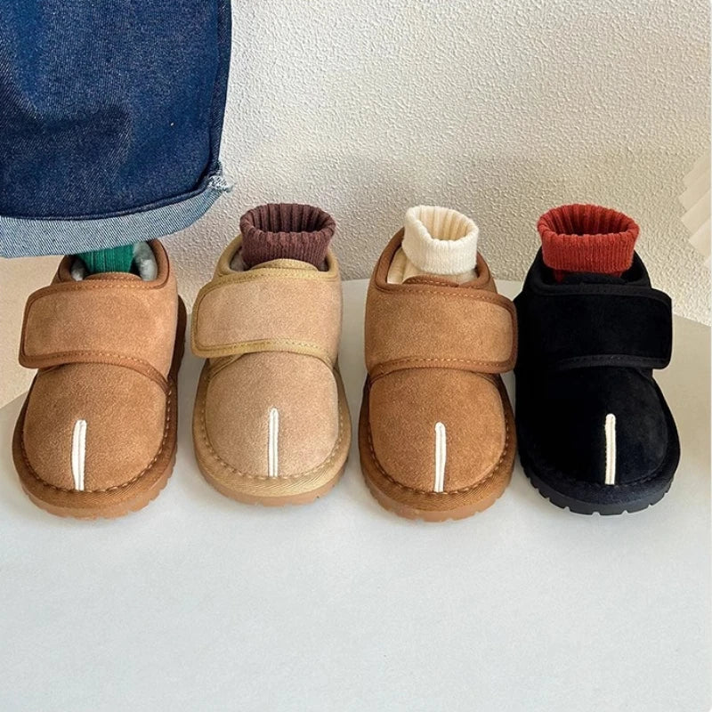 CozyStep – Warm & Zelfstandig – Djamena Klittenbandschoenen