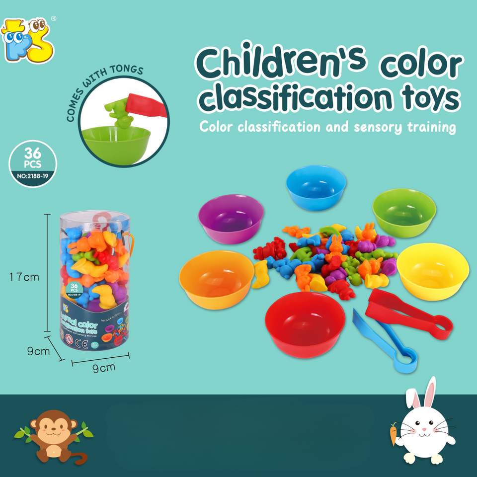 Rainbow Teddy Bears Toys™ - Educatief & Creatief - Regenboog Telberen