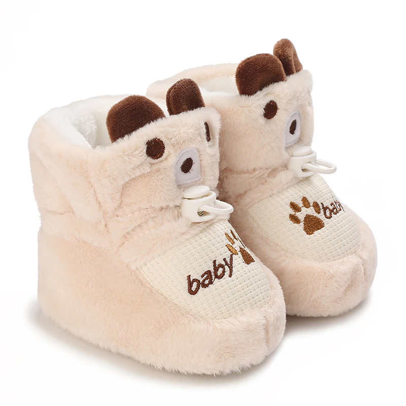 TinyBoots – Knus & Comfortabel – Pluche Babyschoenen voor Winter