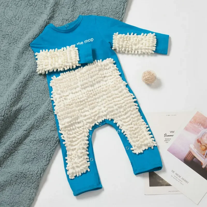 TinyCleaner – Zacht & Praktisch – Baby Jumpsuit voor Kruipen en Spelen
