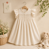 Sleeveless Dress – Elegant & comfortabel – Kanten Kraag Jurk