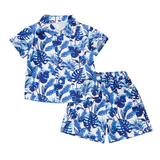 Mini Fashion™ - Fris & Vrolijk - Bloemen Jongens Setje