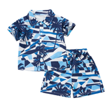 Mini Fashion™ - Fris & Vrolijk - Bloemen Jongens Setje